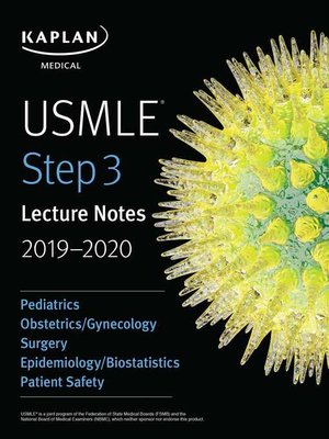 cover image of USMLE Step 3 Lecture Notes 2019-2020